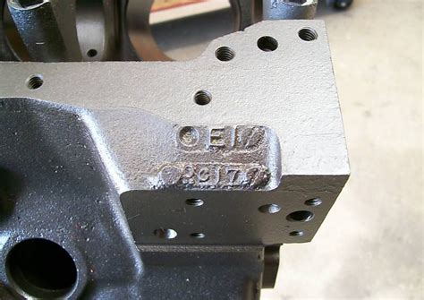 Some of them are stickers, others ink. no casting number on my fe - Ford Muscle Forums : Ford ...