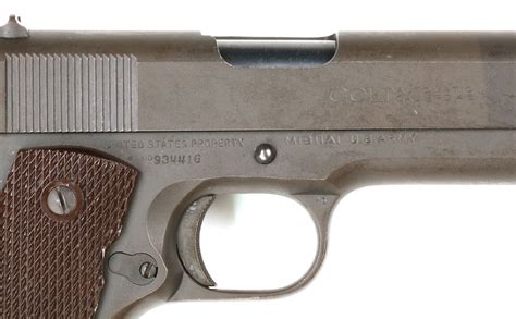 Colt M1911a1 Us Army 1911a1 45 Acp 1943 Us Army Commercial