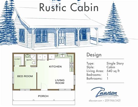 Rustic Cabin Plans Floor Plans Image To U