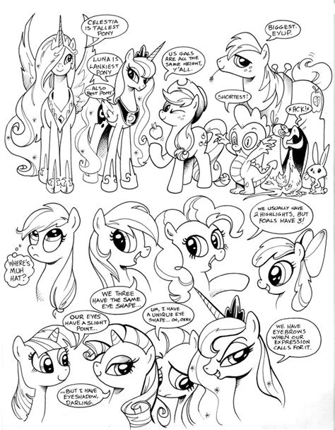 My Little Pony Character Studies By Andypriceart On Deviantart