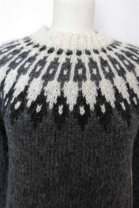 Handmade Icelandic Wool Sweater Or Lopapeysa As We Call It Etsy