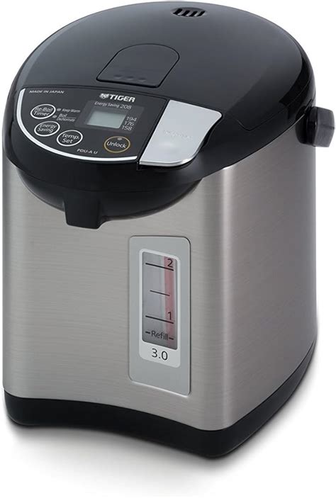 Tiger PDU A30U K Electric Water Boiler And Warmer Stainless Black 3 0