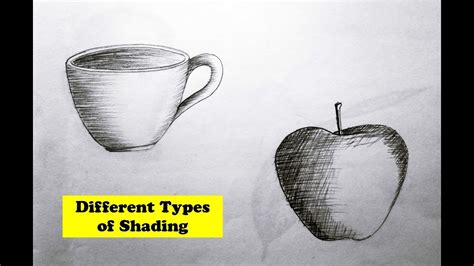 Different Types Of Shading Techniques Pencil Sketch Tutorial 2 Youtube