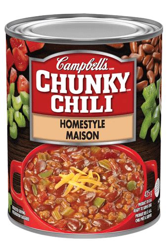 Campbells® Chunky® Maison Chili 425 G Campbell Company Of Canada