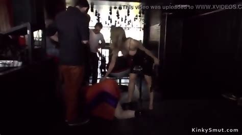Big Ass Slave Pisses And Anal Banged In Public Bar Eporner