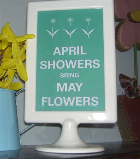 According to george latimer apperson's dictionary of proverbs, we can trace the phrase april. Chapman Place: April Showers Bring May Flowers + Etsy Stuff