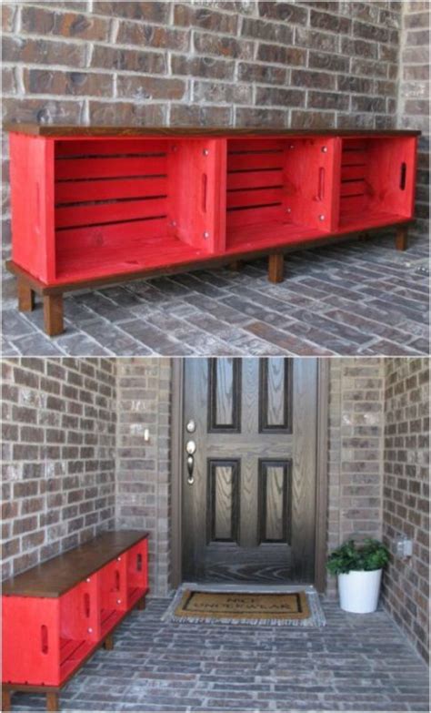 25 Wood Crate Upcycling Projects For Fabulous Home Decor Organize And