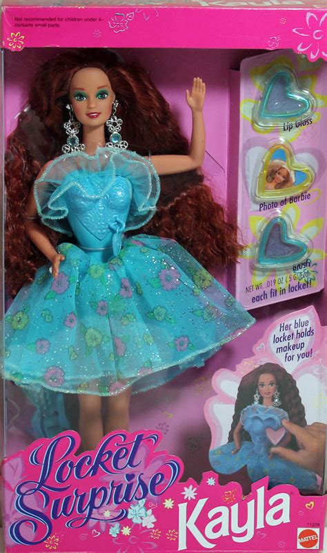 1993 locket surprise kayla barbie sell4value