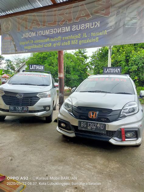 Kursus Mengemudi Mobil Barlian Lubuk Linggau