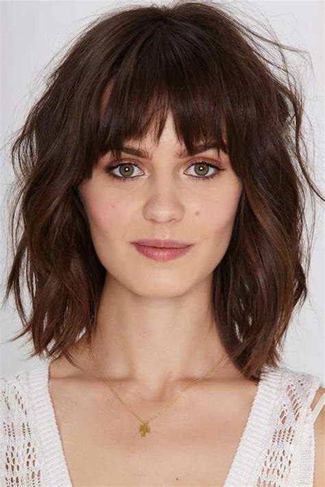 23 Long Hairstyles Thick Hair Bangs Important Ideas