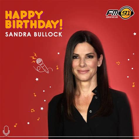 Sandra Bullocks Birthday Celebration Happybdayto