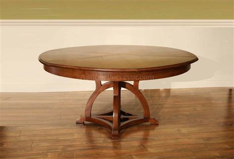 5.0 out of 5 stars. Solid Walnut Round Arts and Crafts Expandable Dining Room ...