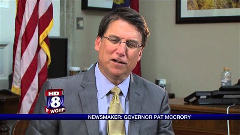 Wghp Newsmaker Nc Governor Pat Mccrory Youtube