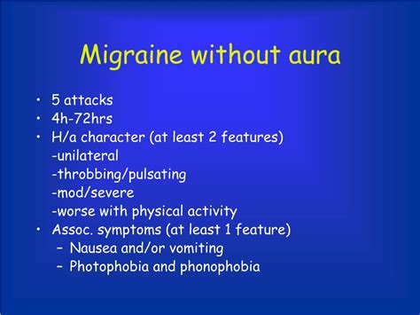 Health And Meditation Migraines With Aura Vs Migraines Without Aura