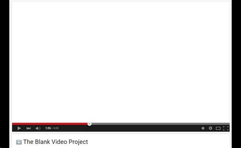This Blank Video Makes A Point About Youtube View Counts