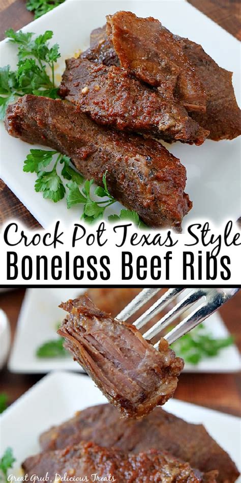 Crock Pot Texas Style Boneless Beef Ribs See More Recipes