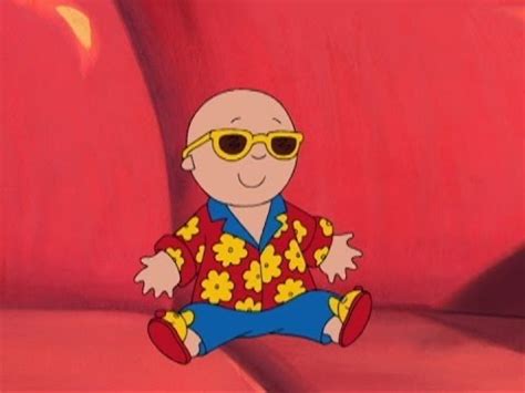 Caillou Plays Baby Flies On A Plane Rosie Bothers Caillou Goes
