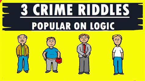 3 Crime Riddles Popular On Murder Mysteries And Logic Can You Solve It