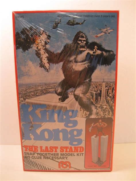 King Kong Model Kit 1976 The Last Stand Mego Vg Factory Sealed Box