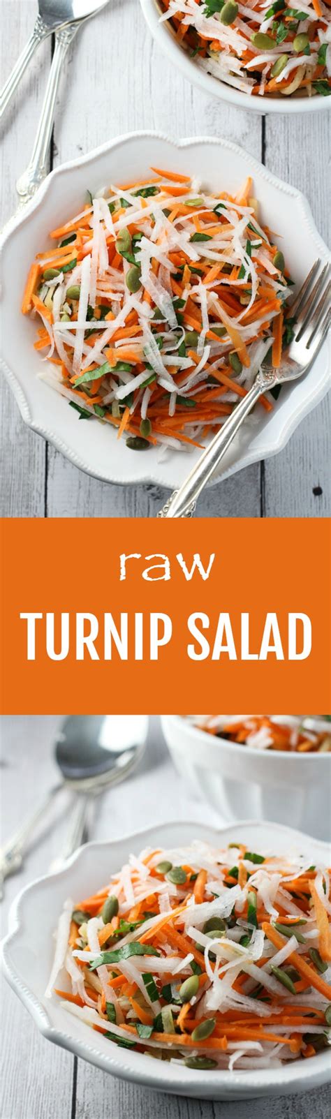 This Raw Turnip Salad Is Very Easy To Make All You Have To Do Is Grate