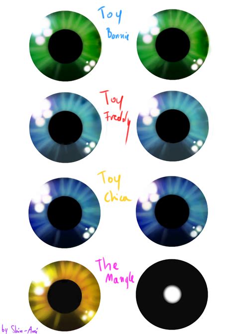 Toy Animatronics Eyes Pattern For Cosplay By Shinarei On Deviantart