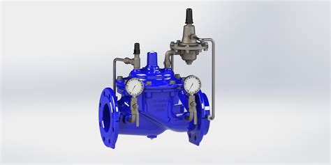 Hydraulically Operated Fluid Control Valve With Ductile Iron Body