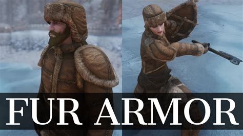 Skyrim Armor Mod Nordic Fur Armor Pc Xbox Youtube