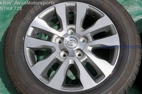 The tabulated features represent a basic comparison between the choices. 2015 Toyota Tundra Limited 20" Oem Wheels Tires Sequoia Land Cruiser Lx 570 | eBay