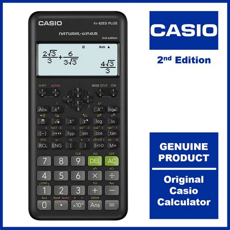 Casio Fx ES PLUS Nd Edition Scientific Calculator Shopee Philippines
