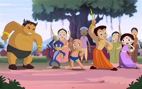 1920x1080px 1080p Free Download Chota Bheem All Characters Mighty