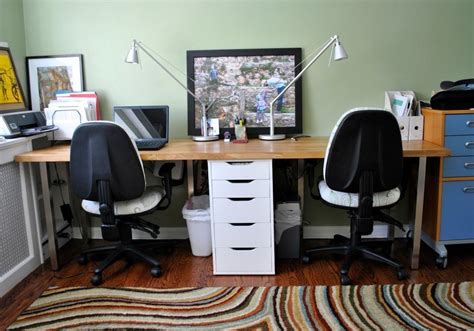 Two Person Desk Making Life Easier Home Furniture Design
