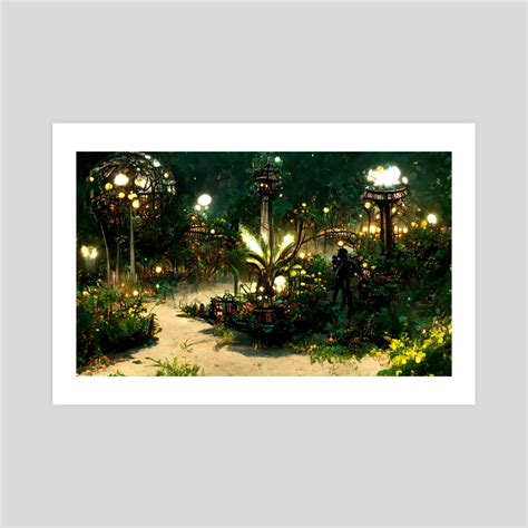 Botanical Steampunk Garden Pt1 An Art Print By Ricardo Resende Inprnt