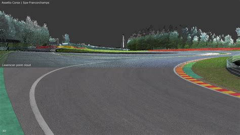 Spa Francorchamps For Assetto Corsa Laser Scan Previews Bsimracing