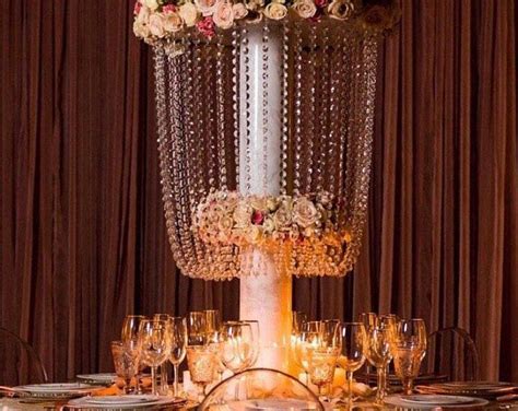 Wedding Centerpieces For Table Chandelier Tabletop Etsy Chandelier