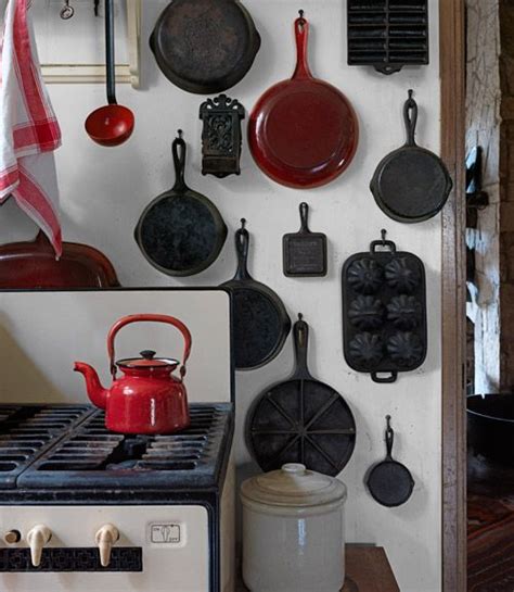 Le creuset cast iron pan set 20l 12l kitchen set used blue spares diy project. Cozy Chic Cabin | Vintage stoves, Cabin kitchens, Vintage ...