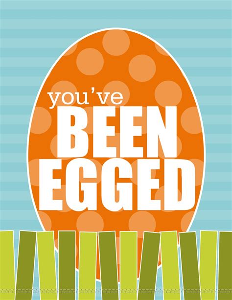 Our Lives Are An Open Blog : You've Been Egged