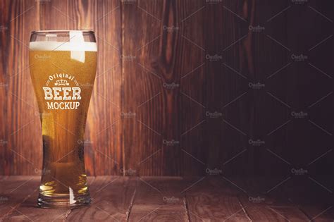 Download Beer Glass Mock-up#11 ~ Product Mockups ~ Creative Market