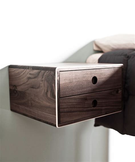 Bedside storage ideas themiracle biz. David Rasmussen's Modern Floating Side Table at dotandbo ...