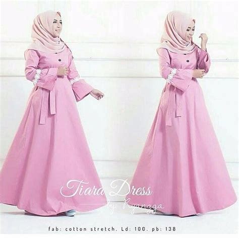 MURAH Baju Original Tiara Dress Gamis Wolfice Gaun Pesta Panjang Baju