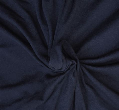Navy Modal Cotton Spandex Fabric Jersey Knit By The Yard Etsy