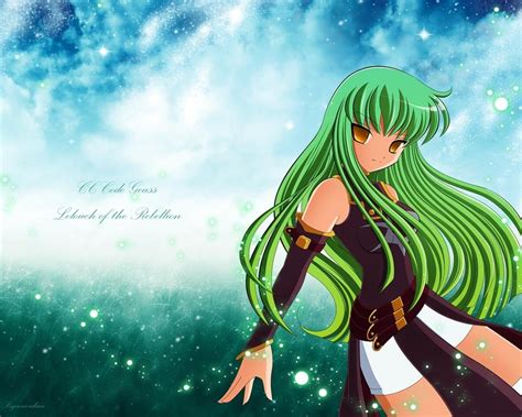1280x1024 1280x1024 Code Geass Girl Hair Green Space Wallpaper  Coolwallpapers Me