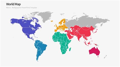 Powerpoint World Map Template Kinderzimmer 2018