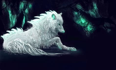 White Wolf Fan Art Hd Artist 4k Wallpapers Images Backgrounds