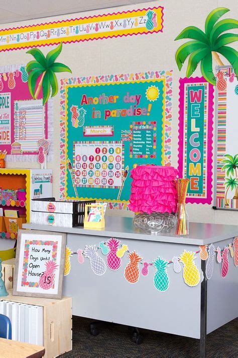 43 Best Simply Stylish Tropical Images In 2020 Classroom Themes Pineapple Theme Classroom Decor
