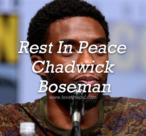 In the video, boseman describes his relationship with two young boys who he was told were holding out for the release of black panther. an emotional clip of chadwick boseman discussing two young 'black panther' fans with terminal cancer is being seen in a new light. Rest In Peace Chadwick Boseman Pictures, Photos, and ...