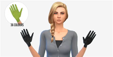 My Sims 4 Blog Gloves In 36 Colors By Grazeness
