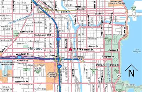 Map To Chicago Union Station Station Map Map Union Station