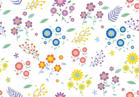 Seamless Ditsy Floral Pattern 151260 Vector Art At Vecteezy
