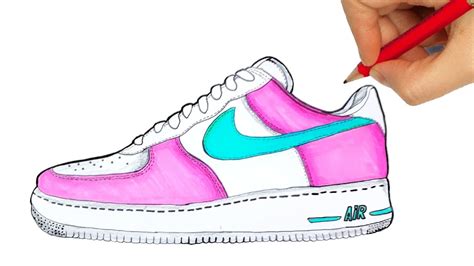 How To Draw A Shoes Drawing Nike Shoes