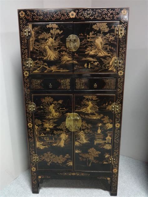 Superb Pair Chinese Chinoiserie Cabinets Antiques Atlas